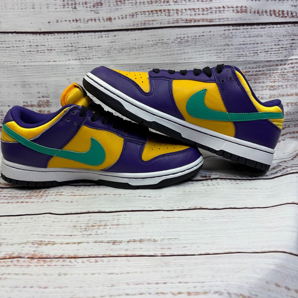 Nike Women's Dunk Low Lisa Leslie 'Sparks' 2022 DO9581-500 size 8 US 39 EU - Picture 8 of 13